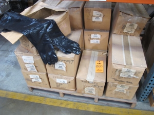 (260) RUBBER SHOULDER GLOVES. LOADING & HANDLING FEE $15-4223